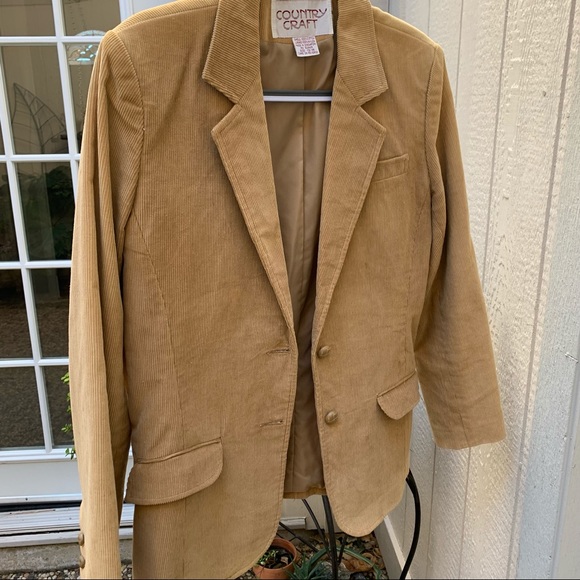 Leisure jacket by Country Craft, Tan Corduroy Size 13/14, - Picture 10 of 10